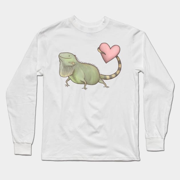 Iguana Love You Long Sleeve T-Shirt by Sophie Corrigan